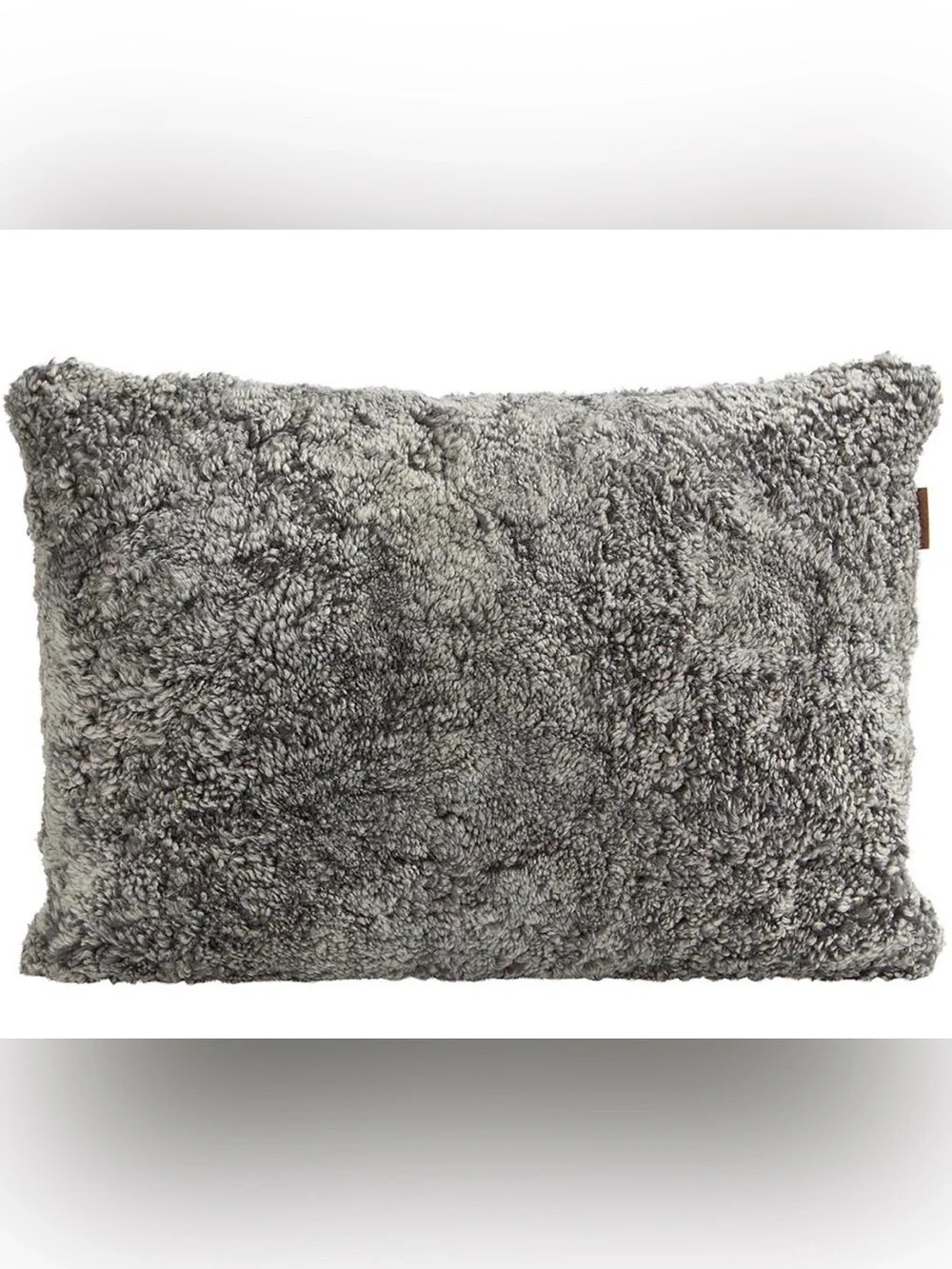Genuine Curly Shearling Rectangle Pillow Case